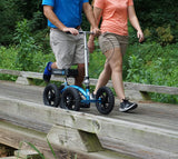 QUAD All Terrain Knee Walker in Metallic Blue