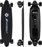 Electric Skateboard Longboard with Remote Controller, 25 MPH Top Speed, 18.6 Miles Max Range, Dual Motors, 8 Layers Maple with Updated Board – 2nd Generation