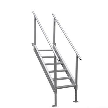 Extreme Max 3005.3846 Universal Mount Aluminum Dock Stair – 6-Step