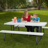 Lifetime 6-Foot Classic Folding Picnic Table 266