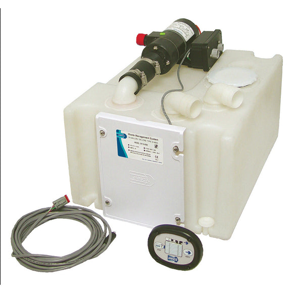 Jabsco Waste Management System w/Holding Tank & 12V Pump – 38110-0092