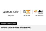 Samsung HW-A450/ZA 2.1ch Soundbar with Dolby Audio (2021) , Black