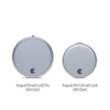 August Wi-Fi, (4th Generation) Smart Lock – Fits Your Existing Deadbolt in Minutes, Silver