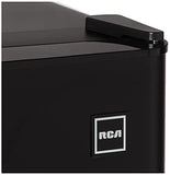 RCA RFR835-Black 3.2 Cubc Foot 2 Door Fridge and Freezer, Black