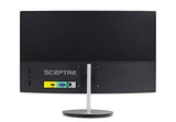 Sceptre Curved 27′′ 75Hz LED Monitor HDMI VGA Build-In Speakers, EDGE-LESS Metal Black 2019 (C275W-1920RN)