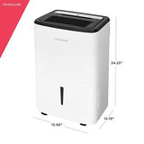 Frigidaire White Energy Star 50-Pint Portable Dehumidifier with Built-in Pump