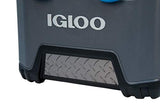 Igloo BMX 25 Quart Cooler with Cool Riser Technology, Fish Ruler, and Tie-Down Points – 11.29 Pounds – Carbonite Gray and Blue