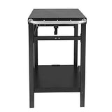 Royal Gourmet Double-Shelf Movable Dining Cart Table,Commercial Multifunctional Steel Flattop Worktable PC3401B