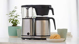 Bonavita Connoisseur 8-Cup One-Touch Coffee Maker Featuring Hanging Filter Basket and Thermal Carafe, BV1901TS, Stainless Steel, Chrome