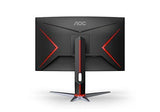 AOC CQ27G2 27′′ Super Curved Frameless Gaming Monitor QHD 2K, 1500R Curved VA, 1ms, 144Hz, FreeSync, Height adjustable, 3-Year Zero Dead Pixel Guarantee