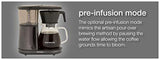 Bonavita Connoisseur 8-Cup One-Touch Coffee Maker Featuring Hanging Filter Basket and Thermal Carafe, BV1901TS, Stainless Steel, Chrome