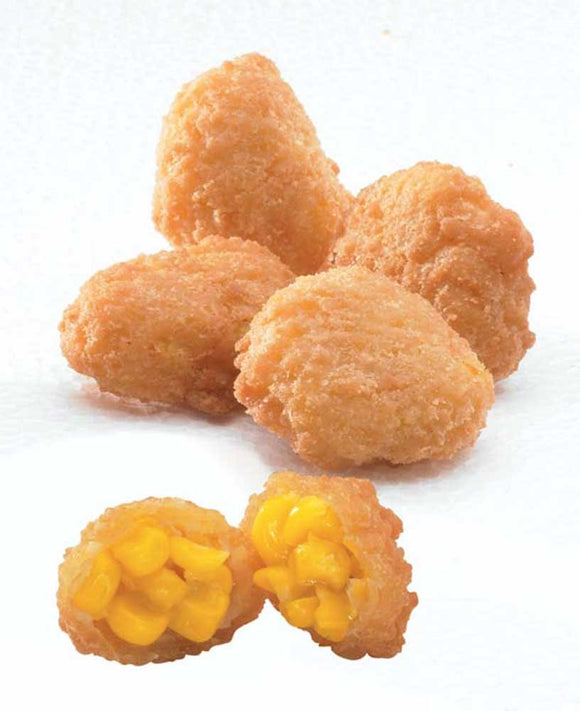 McCain Golden Crisp Fryersaver Battered Sweet Corn Nugget – Appetizer, 2 Pound – 6 per case.