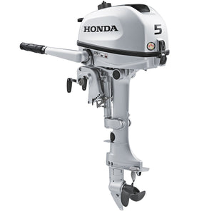 Honda BF5 Portable Outboard Motor, 5 HP, 15′′ Shaft