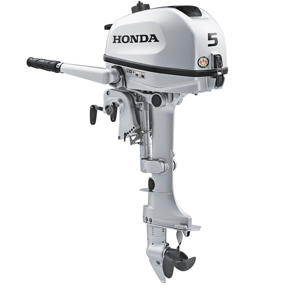 Honda BF5 Portable Outboard Motor, 5 HP, 15′′ Shaft