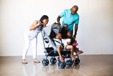 JOOVY Twin Groove Ultralight Umbrella Stroller, Charcoal