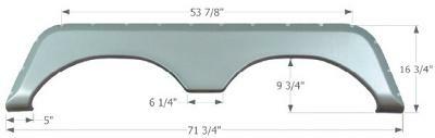 Icon Fender Skirts  Tandem Jayco Fs771 – Polar White – MFG NO. 01642