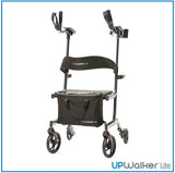 UPWalker Lite Original Upright Walker – Lightweight, Stand Up Rollator Walker & Walking Aid with Seat – Easier Handling & Compact Design