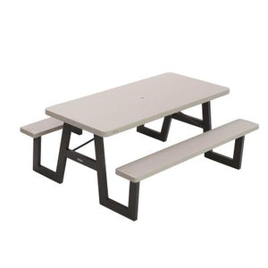 Lifetime 6-Foot W-Frame Folding Picnic Table 299