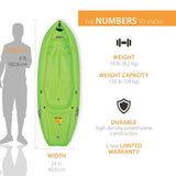 Lifetime Wave 60 Youth Kayak (Paddle Included) 199