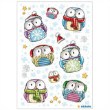 Stickers Winter Owls, Moving Eyes (3712)