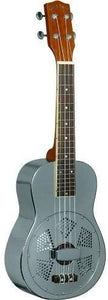 RESOUKE, Brass Body Uke Resonator Ukulele, w/ Case