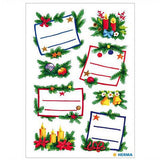 Stickers Christmas Decoration, Glittery (3893)