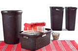 Rattan Rect Hamper 40L