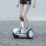 Ninebot S-Plus Smart Self-Balancing Electric Scooter with Intelligent Lighting and Battery System, Remote Control and Auto-Following Mode, White, Ninebot S Plus, Large