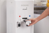 hTRiO Bottom Loading Hot/Cool/Cold Water Dispenser with Single Serve Brewing, White