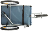 Rage Powersports Blue 2-in-1 Pull-Behind Dog Bike Carrier Bicycle Pet Trailer