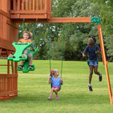 Skyfort II Wooden Swing Set 16