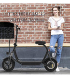 SKRT Electric Scooter 350W 48V 18.6 Miles Long-Range Battery Foldable Easy Carry Portable Design, Adult Electric Scooter Up to 18MPH Commuter Scooter