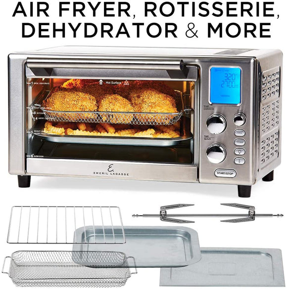 Power Air Fryer Oven 360 | 2020 Model | Special Edition | 9-in-1 Multi Cooker | Free Emeril’s Recipe Book Included |Digital Display, Slick Design, Ultra Quiet, 12 Preset Programs | With Special 1 Year Warranty | As Seen On TV
