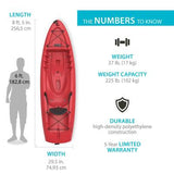 Hydros 85 Sit-On-Top Kayak (Paddle Included) 188