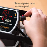 Jeanie Rub Variable Speed Massager, Deep Tissue Massage, Orbital Action for Back & Body, Professional Quality