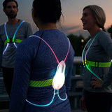 noxgear Tracer360 – Multicolor Illuminated, Reflective Vest for Running or Cycling (Weatherproof)