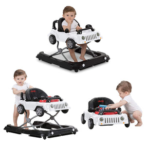 Jeep Classic Wrangler 3-in-1 Grow with Me Walker, White