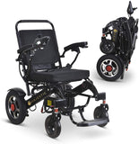 2020 New Folding Ultra Lightweight Electric Power Wheelchair, Silla de Ruedas Electrica, FDA Approved and Air Travel Allowed, Heavy Duty, Mobility Motorized, Portable Power (17.5" Seat Width)