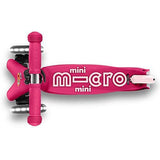 Micro Kickboard – Mini Deluxe LED – Three Wheeled, Lean-to-Steer Swiss-Designed Micro Scooter for Toddlers & Children with Motion-Activated Light-Up Wheels for Ages 2-5 (Pink)