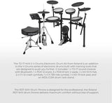 TD-17KVX-S V-Drums Electronic Drum Set with Roland RDT-SHV Drum Throne