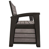 KETER Hudson Plastic Storage Bench Deck Box