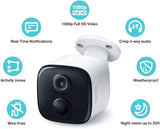 Kasa 2 Camera Home Security System Wireless Outdoor & Indoor | Siren | Night Vision | HD 1080p | Motion Detection | Rechargable | Works w/Alexa and Google (KC310S2)
