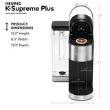 Keurig K-Supreme Plus Coffee Maker, Single Serve K-Cup Pod Coffee Brewer, With MultiStream Technology, 78 Oz Removable Reservoir, and Programmable Settings, Stainless Steel