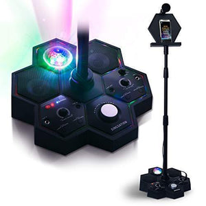 Karaoke Machine – Singsation All-In-One Karaoke System & Party Machine – Performer Speaker w/Bluetooth Microphone Sing Stand – No CDs! – Kids or Adults. YouTube your Favorite Karaoke Videos & Songs