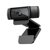 Logitech C920x HD Pro Webcam, Full HD 1080p/30fps Video Calling, Clear Stereo Audio, HD Light Correction, Works with Skype, Zoom, FaceTime, Hangouts, PC/Mac/Laptop/Macbook/Tablet – Black
