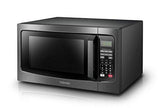 Toshiba EM131A5C-BS Microwave Oven with Smart Sensor Easy Clean Interior, ECO Mode and Sound On-Off, 1.2 Cu. ft, Black Stainless Steel