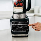 Ninja Foodi Cold & Hot Cook Hot Soups, Sauces and Dips Blender with 1400 Peak Watts to Crush Frozen Drinks & Smoothies Nonstick Glass Pitcher (HB152), 64 oz, Black