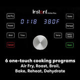 Instant Pot Vortex Plus 6-in-1 Air Fryer, 6 Quart, 6 One-Touch Programs, Air Fry, Roast, Broil, Bake, Reheat, and Dehydrate
