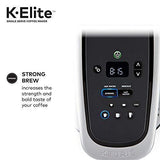 Keurig C K-Elite Maker, Single Serve K-Cup Pod Brewer, with Iced Coffee Capability, Extra Included, 75oz, Brushed Silver Plus Filter Bundle