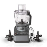 Ninja BN601 Professional Plus Food Processor 1000-Peak-Watts with Auto-iQ Preset Programs Chop Puree Dough Slice Shred with a 9-Cup Capacity and a Silver Stainless Finish